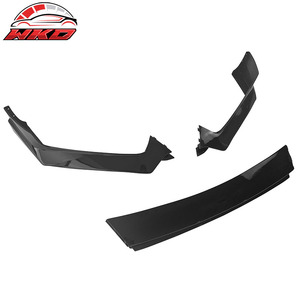 Convient pour INFINITI Q60 V37 2017-2022 RS Style JDM Lèvre de pare-chocs avant Noir brillant - Product Image 5