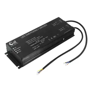 Ổ cắm nhà máy dẫn ánh sáng ổ đĩa khẩn cấp 100W-300W pin Lithium ion với vỏ nhôm cho Signs-150W thoát hiểm