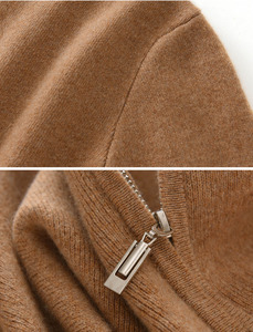2025 cappotto maglione in <span class=keywords><strong>lana</strong></span> 100% personalizzato manica lunga Full Zip classico <span class=keywords><strong>Cardigan</strong></span> in morbida <span class=keywords><strong>lana</strong></span> nera elegante per gli uomini - Product Image 5