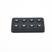 Claviers sans fil rétroéclairés en silicone, étanches, durables, écologiques, avec télécommande, gravure laser multipoints simple ou multiple