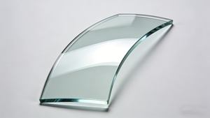 Vidrio Templado Curvo, Precio de Fábrica, Mampara de Vidrio Curvo, Cortina de Vidrio Transparente <span class=keywords><strong>para</strong></span> Supermercado - Product Image 3