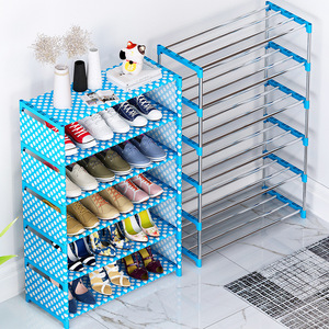 Organizzatore di stoccaggio <span class=keywords><strong>per</strong></span> scarpiera scaffali rimovibili scaffale portaoggetti <span class=keywords><strong>in</strong></span> acciaio scarpiera pieghevole <span class=keywords><strong>per</strong></span> soggiorno all'aperto - Product Image 3