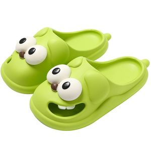 Chaussons d'hiver et de printemps pour femmes, respirants, antidérapants, en EVA, doux, mignons, avec un design de chien aux grands yeux, tendance de la mode, fermés, pour toutes les saisons - Product Image 6
