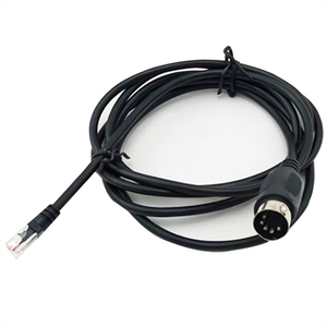 สายเคเบิล MIDI Din 5 พิน Din ต่อสายเคเบิลเครือข่าย RJ12 6P6C - Product Image 1