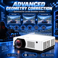 Projecteur de simulation OEM ODM 7500 lumens, projecteur laser à courte focale pour simulateur de vol et formation