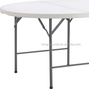 Bàn Gấp Tròn 60 <span class=keywords><strong>Inch</strong></span> Cho Tiệc Và Đám Cưới, Bàn Tiệc Tròn Được Sử Dụng Để Bán, Bàn Ăn Nửa Mặt Trăng - Product Image 3