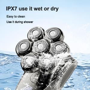 CITICITY Professional 7-Head <b>Shaver</b> for Men IPX7 Waterproof LED Display Screen Rechargeable Electric <b>Shaver</b> for <b>Face</b> and Body - Product Image 2