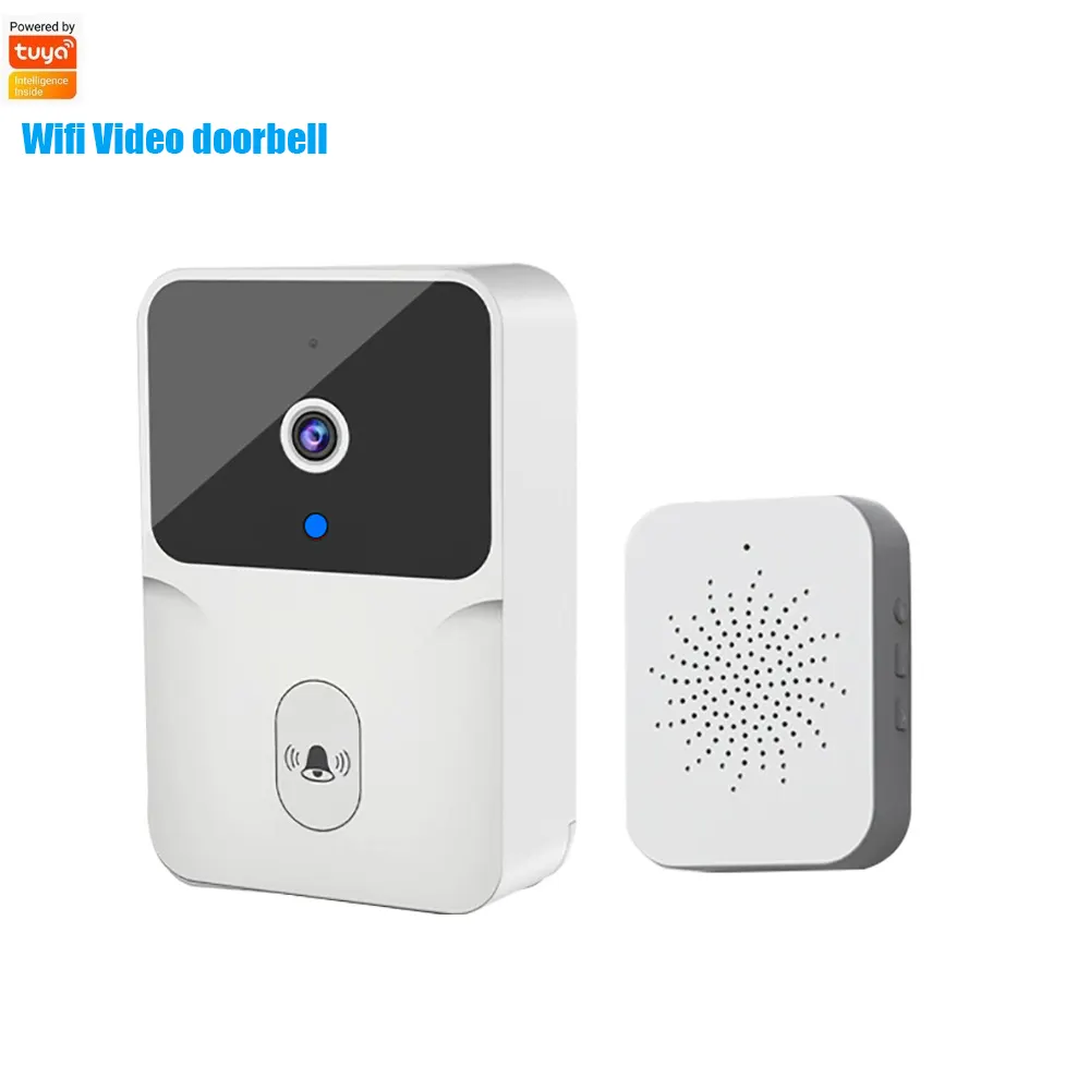 Tuya Smart Wifi Video Doorbel Draadloze Wifi Home Camera Monitor Intercom Tweeweg Audio Nachtzicht Deurtelefoon