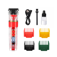 Kit de Toilettage Professionnel pour Chiens, Tondeuse Électrique Sans Fil à Faible Bruit pour Animaux de Compagnie