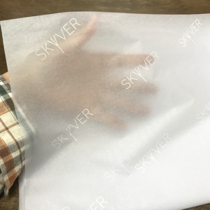 White <b>Recyclable</b> Coated with Wax Tissue <b>Wrapping</b> <b>Paper</b> for Clothing & Bouquet Packaging Single Side 40x50cm/50x70cm - Product Image 3