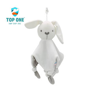 TopOne suave felpa orgánica recién nacido alta calidad suave sueño oso muselina algodón orgánico bebé edredón manta bebé juguete - Product Image 2