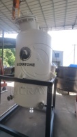 Mini-olieraffinaderijinstallatie voor kookolie, continu destillatiesysteem, kleinschalige industrie