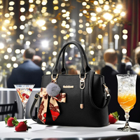 Sac à rabat de luxe YM pour femme en cuir PU avec motif litchi, fermeture éclair à chaîne, doublure polyester, sac à bandoulière/porté croisé, capacité 2-2,9L
