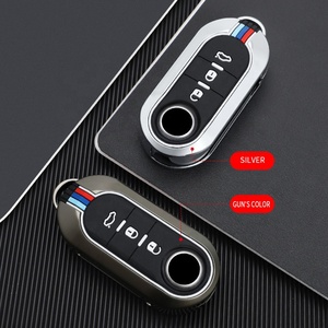 Usine en gros Offre Spéciale étui à clés de voiture en alliage de zinc pour <span class=keywords><strong>Fiat</strong></span> <span class=keywords><strong>500</strong></span> 500C 500L 500X Brava Ducato Fiorino Panda Stilo - Product Image 6