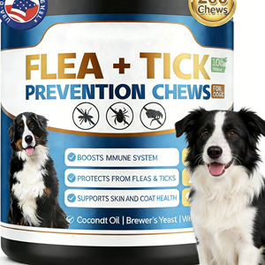 OEM/ODM Complément alimentaire <span class=keywords><strong>naturel</strong></span> longue durée pour chiens et chats : Friandise à mâcher souple contre les parasites, <span class=keywords><strong>puces</strong></span> et tiques, pour la défense des chiens en extérieur - Product Image 1