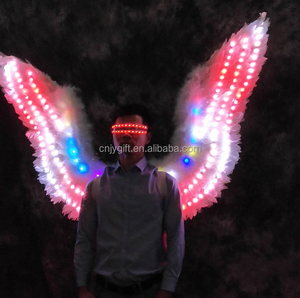 Gran oferta rendimiento alas de mariposa Prop alas de Ángel brillantes Halloween Navidad Diwali fiesta decoraciones vestido Bar atmósfera - Product Image 3