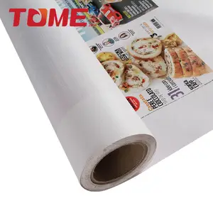 Línea de producción de lona de tela de lona flexible, 230gsm, 340gsm, 450gsm, 510gsm, reactivev, lona de gran formato, 3,2 m