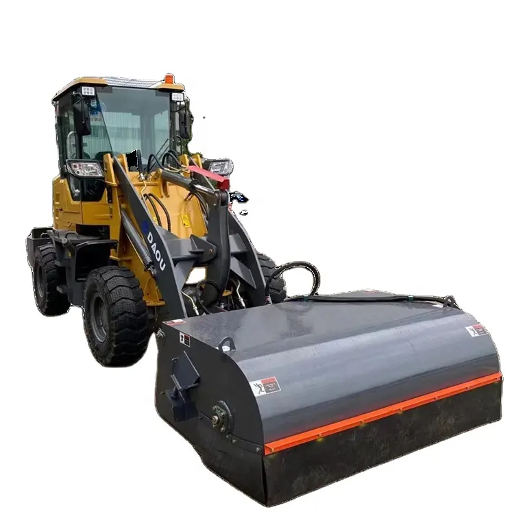 Factory Sale enclosed sweeper road sweeper attachment for loader parts
