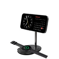 Soporte multifuncional para teléfono móvil, escritorio, carga inalámbrica, soporte magnético para teléfono, cargador tipo C para iPhones 16 pro Max