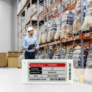 Benutzer definierte Fabrik Direkt verkauf Ble 5.0 Technologie 2,13 Zoll Smart Tags E Tinten anzeige Esl Für Lager Verwenden Sie elektronisches Regale tikett - Product Image 1