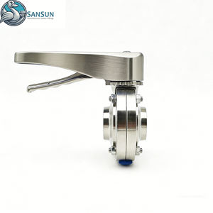 Válvula Borboleta Manual Higienica de Aço Inoxidável para Controle de Fluxo em Soluções de Resfriamento Líquido para Data Centers - Product Image 6