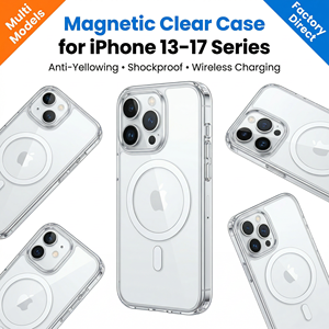 Funda Magnética Ultra Transparente para iPhone 17 Pro Max, Carcasa Transparente Antiamarilleo y Antigolpes con Carga Inalámbrica - Product Image 1