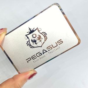 Tarjetas de Visita de Acero Inoxidable Personalizadas de Fábrica China para Miembros VIP - Product Image 4