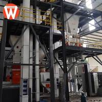 Ligne de poudre d'alimentation de poulet de volaille à haute productivité 5 t/h nouvel ensemble complet 3 t/h Machines de traitement d'aliments pour animaux