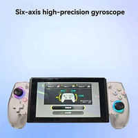 Nuevo Joystick Turbo Telescópico RGB para Juegos, Control Inalámbrico Extensible para Switch, PC, iOS, Android, Teléfono y Tableta