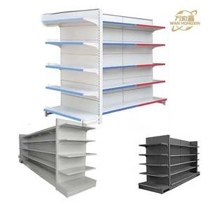 מותאם אישית בשימוש גואנגזו חדש סופרמרקט מדפים למכירה גונדולה מדפי מכולת מדף למכירה - Product Image 4