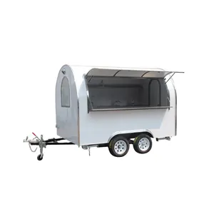 JX-FR300W定制移动冷水机拖车/冰柜拖车/冷藏室拖车