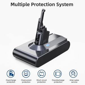 <span class=keywords><strong>Batterie</strong></span> au lithium LiFePO4 de remplacement 21,6 V 2,8 Ah 4,8 Ah 6,8 Ah 18650 600 cycles DC31/DC34 Type DYS <span class=keywords><strong>V8</strong></span> Aspirateur sans fil absolu - Product Image 4