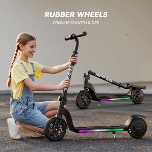 Scooter Eléctrico Plegable de 100 W, 25,55 V, <span class=keywords><strong>2</strong></span>,5 Ah, 7 Pulgadas, para Adolescentes de 8 a 12 Años, de Dos Ruedas, Plegable, Portátil, para Ciudad y Campus, Scooters para Niños - Product Image 2