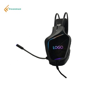 <span class=keywords><strong>Venta</strong></span> de fábrica Auriculares para juegos Auriculares con micrófono Luz LED sobre la oreja Auriculares con cable para combinaciones de juegos de PC - Product Image 5