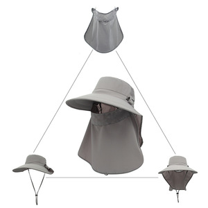 360 Sun Protection Bucket Hat Wide Brim Quick-Drying Breathable UV Protection For Men Women Spring Summer Fishing Hat - Product Image 4