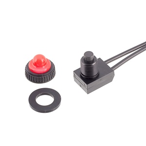 在庫あり KP-107/IP67 防水スイッチ ワイヤーと黒/赤のゴムキャップ付き ZE-107S - Product Image 2