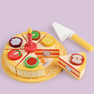Nouveau en bois semblant jouet enfants <span class=keywords><strong>cuisine</strong></span> jouet gâteau aux fruits <span class=keywords><strong>d</strong></span>ébut jouet éducatif drôle en bois coupe gâteau <span class=keywords><strong>jeu</strong></span> - Product Image 6