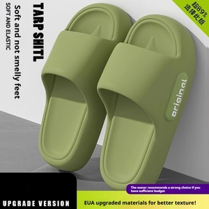 Ciabatte EVA a suola spessa per uomo <span class=keywords><strong>e</strong></span> donna, casual, per uso interno <span class=keywords><strong>e</strong></span> bagno, tutte le stagioni, antiscivolo, per coppie, fresche <span class=keywords><strong>e</strong></span> resistenti - Product Image 4