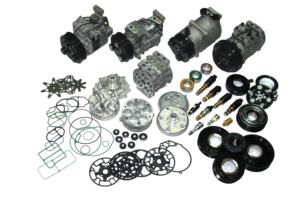Compresseur de climatisation de voiture neuf pour Citroën C3 Elysee & Peugeot 301 (OE 1636462980 9808860080 9830148880) Réfrigérant R134a 12V - Product Image 6