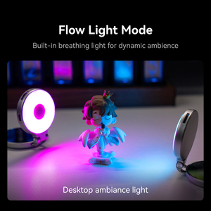 TELESIN RGB Magnetic Selfie Light for <strong>Phone</strong>, 2500K-7000K CCT &amp; 360&deg; LED Video Light, Rechargeable Portable Clip on Fill Light - Product Image 5