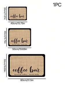 Super Absorbent Linen Table Mat Non-Slip Countertop Dining <strong>Kitchen</strong> <strong>Accessory</strong> Coffee Machine Diatom <strong>Mud</strong> Drainage Pad Soft Rubber - Product Image 6