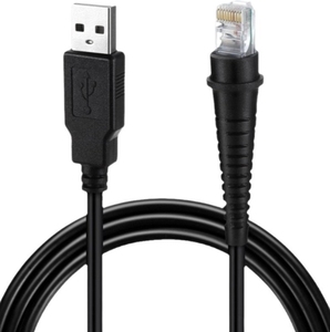 6.5ft 2M Đen USB để rj50 POS Cáp máy quét cho Metrologic Máy Quét Mã Vạch MS5145 MS7120 ms9540 ms7180 ms1690 <span class=keywords><strong>MS9590</strong></span> ms9520 - Product Image 4
