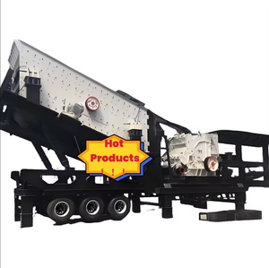 Neumático móvil 100Tph 200Tph Piedra caliza estacionaria Grava <span class=keywords><strong>Roca</strong></span> Trituradora de impacto Línea de producción Minería Impacto Planta de trituración Precio - Product Image 1