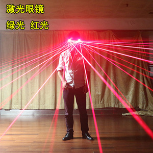 Lunettes laser à lumière verte pour spectacles sur scène, accessoires de fête, rechargeables, lunettes fantaisie - Product Image 2