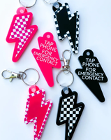 Étiquette NFC pour sac à dos, porte-clés en acrylique, étiquette de numéro de téléphone, étiquette d'urgence, informations sur les enfants, étiquette NFC, contact d'urgence pour enfants et adultes