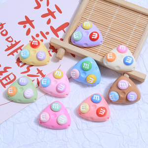 Venta Directa de Fábrica: Moldes de Resina Ecológicos Pintados a Mano con Forma Irregular para Chocolate y Queso, Abalorios Kawaii de Resina con Parte Trasera Plana para Arte, Venta al por Mayor - Product Image 1