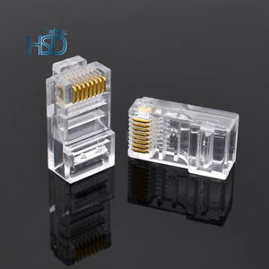 Lot de 100 connecteurs mâles Ethernet RJ45 CAT5E 8 broches Type 8P8C en cuivre pur, plus de 1000 cycles de raccordement - Product Image 4