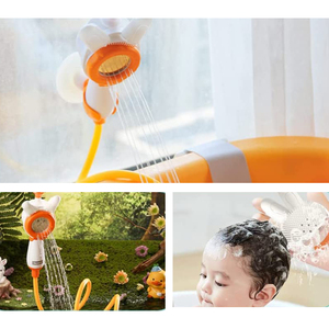 Jouet de bain pompe à eau pour tout-petits, jeu d'eau pour baignoire, fonctionne sur piles, adorable pommeau de douche - Product Image 5