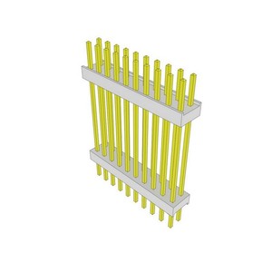 Connecteur Flexible HW1019GD930200 à 20 Broches, Plaquage Or, Pas de Pas 2.54mm, pour Liste de Matériel (BOM) - Référence <span class=keywords><strong>HW</strong></span>-10-19-G-D-<span class=keywords><strong>930</strong></span>-200, Montage Traversant - Product Image 1