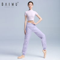 123112054 Baiwu adultes femmes coupe ajustée haute élasticité Sport entraînement danse porter des pantalons pantalons
